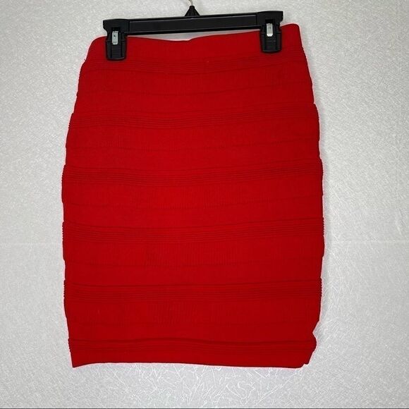 𝅺astr The Label Crop Top Knit Bodycon Skirt Set Red M - Picture 7 of 9